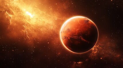 Obraz premium Red Planet Day