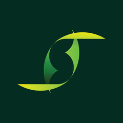 Vector S  letter logo design and brand identity