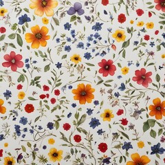 Fototapeta premium seamless floral pattern