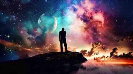 Fototapeta premium Photography Starry Sky Science Fiction
