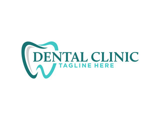 A simple and versatile logo featuring a clean, minimalist tooth design. Perfect for dental clinics, oral health professionals, or any dental-related business looking for a professional and modern 