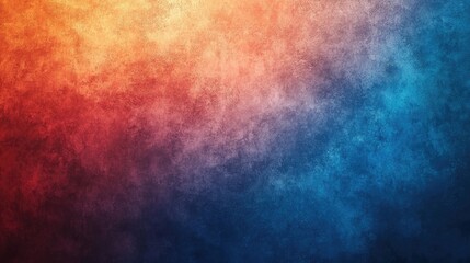 Obraz premium Vibrant abstract background blending warm oranges and cool blues.