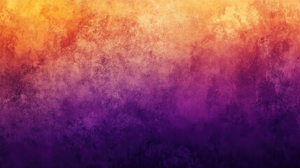 Fototapeta premium A vibrant gradient featuring warm orange tones transitioning to deep purple.