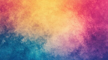 Obraz premium A vibrant gradient of warm and cool hues, blending beautifully from orange to pink to blue.