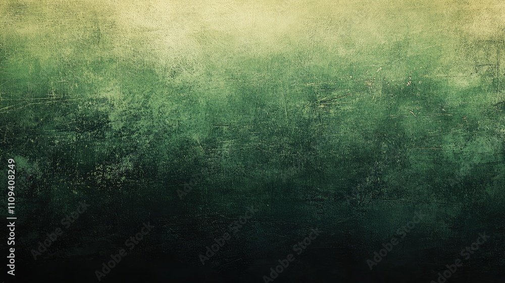 Poster abstract textured background with a gradient of green shades.
