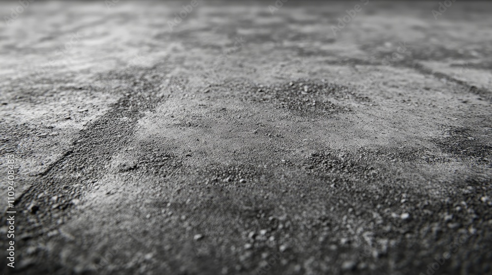 Poster textured close-up of a worn concrete surface with subtle details and a grayscale palette.