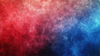 Fototapeta premium Abstract textured background with gradients of red and blue hues, creating a vibrant and dynamic atmosphere.