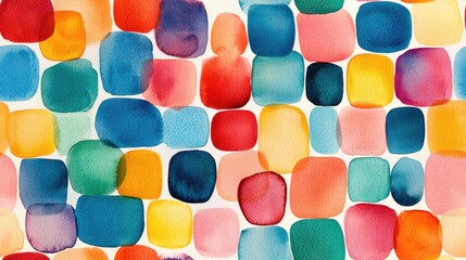 Abstract colorful watercolor pattern on paper vibrant art texture for creative backgrounds