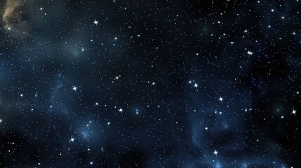 Obraz premium Panorama with many stars in sky