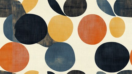 Seamless geometric pattern featuring intricate shapes and textures for versatile web design and print applications