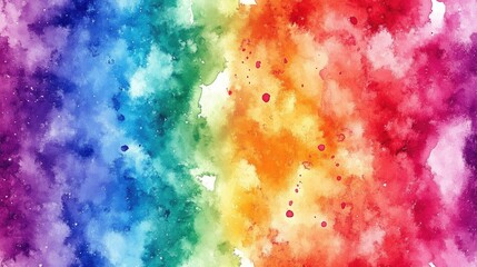 Fototapeta premium Vibrant seamless tie dye pattern with watercolor textures and artistic splatters ideal for fabric design and creative projects