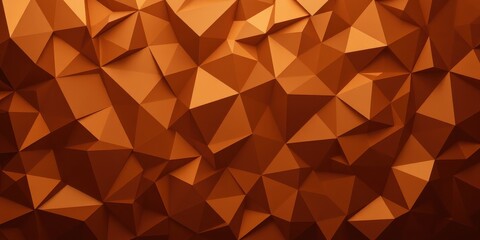 Fototapeta premium Abstract Geometric Pattern of Interlocking Triangles in a Rich Brown Hue