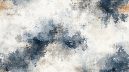 Fototapeta premium Seamless artistic pattern featuring a blend of white paper abstract watercolor textures and rustic ethnic designs ideal for creative backgrounds wallpapers and textile design