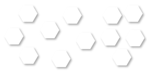 White hexagon 3D background texture. modern abstract polygonal pattern. 3d rendering illustration. Futuristic abstract banner. white and black lines 3d Hexagonal. honeycomb white Background.