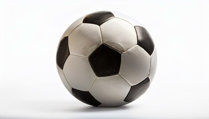 Soccer ball on isolated white background