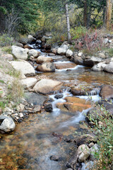 Close-Up of Stream Cascades