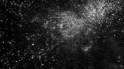 Obraz premium Illustration of Black Art Starry Sky