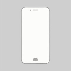 smartphone mockup white screen