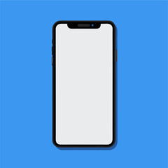 smartphone mockup white screen