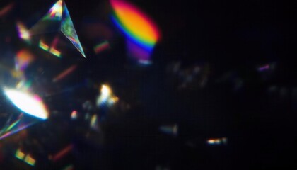 Captivating Light Refractions. Kaleidoscope of Geometric Prisms and Rainbow Spectrums for Visual Design, Science Illustrations, and Modern Art Concepts