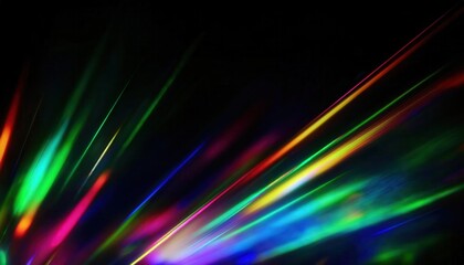 Vivid Neon Light Trails on a Dark Background. Dynamic Abstract Representation of Energy, Motion, and Modern Design Perfect for Digital Art, Event Posters, and Futuristic Concepts