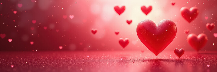 Obraz premium Valentine's Day Hearts