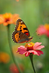 Obraz premium Butterfly on flower