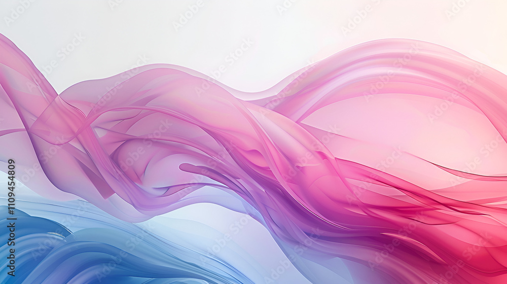 Aufkleber smooth figures on an abstract background