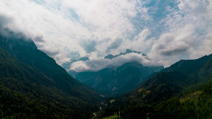 Jasna lake in the mountains of Triglav, Slovenia