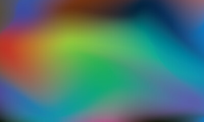 Smooth and blurry colorful gradient mesh background. Modern dark colors. Easy editable.