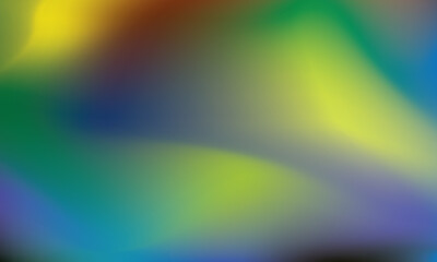 Smooth and blurry colorful gradient mesh background. Modern dark colors.
