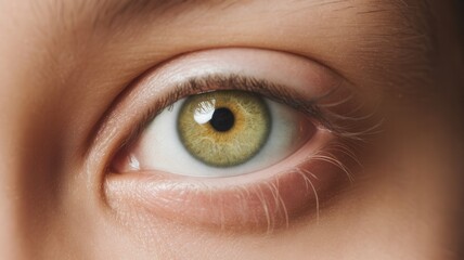 Fototapeta premium Close-Up View of a Human Eye 