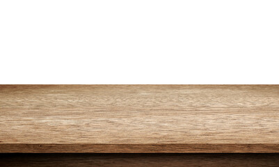 wooden board isolated on white