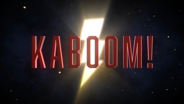 Super Speed Lightning Superhero Title Intro