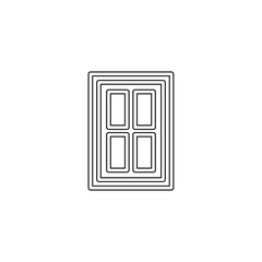 Window icon in line style