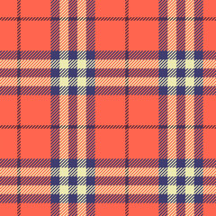 Orange Plaid Seamless