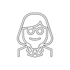 Surgeon icon in line style