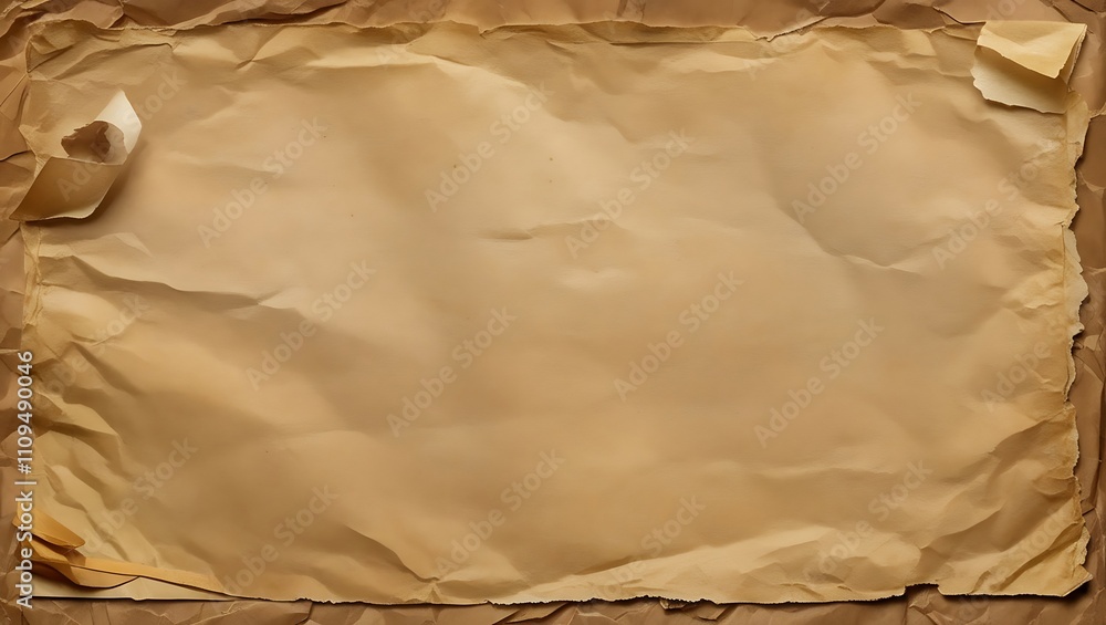Poster old paper texture background. generative ai.