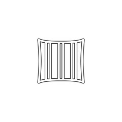 Pillow icon in line style