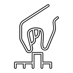 Selection icon in line style