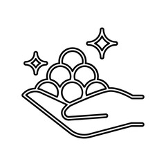 Perk icon in line style