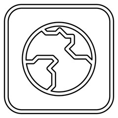 Internet connection icon in line style