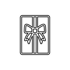 Gift icon in line style