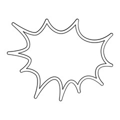 Chat icon in line style