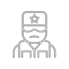 Mariner icon in line style