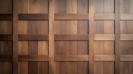 A wooden wall with a pattern of wood grain
