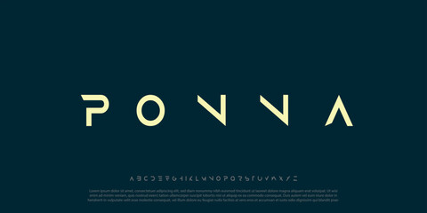 Alphabet Font Collection Classic and Modern Lettering Elegant Minimalist 
