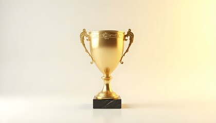 Fototapeta premium gold cup with a trophy