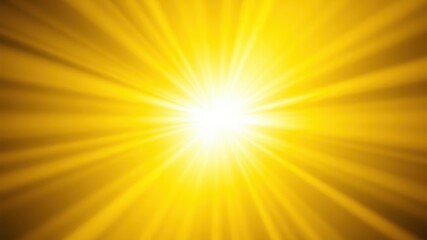 Obraz premium Abstract Bright Golden Light Radiating from a Central Point with a White Glowing Core, Representing Hope and Joy