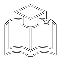 Knowledge icon in line style